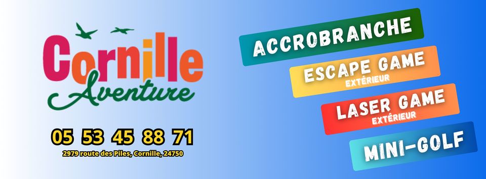 Parc accrobranche Cornille Aventure,Cornille,24135,Nouvelle-Aquitaine,France